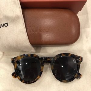 Illesteva Leonard 2 Tortoise shell sunglasses.